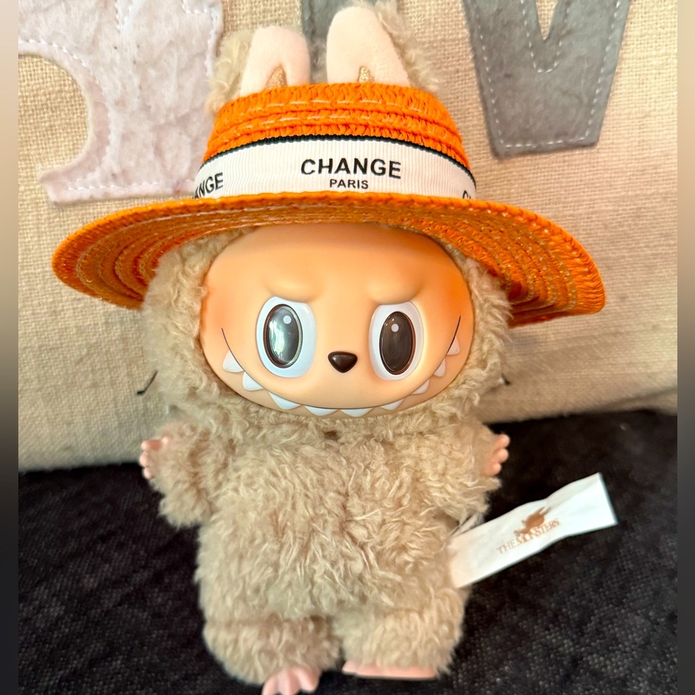 Orange Hat for your Labubu - HAT ONLY - LABUBU NOT INCLUDED